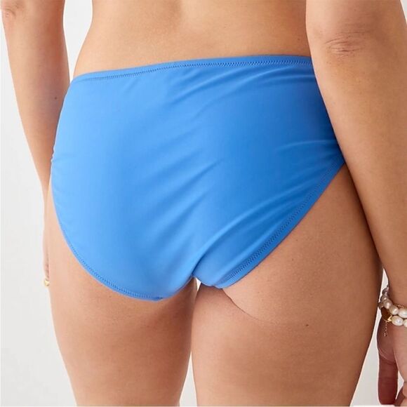 J.Crew Classic full-coverage bikini bottom in Sail Blue XL NWT - Picture 2 of 7